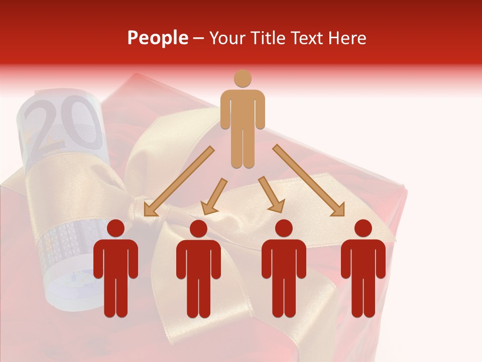 Rechnen Weihnachten Geldhaufen PowerPoint Template