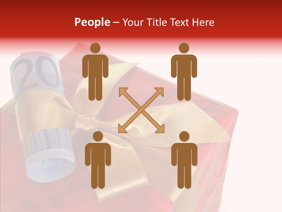 Rechnen Weihnachten Geldhaufen PowerPoint Template