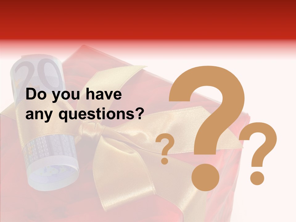 Rechnen Weihnachten Geldhaufen PowerPoint Template