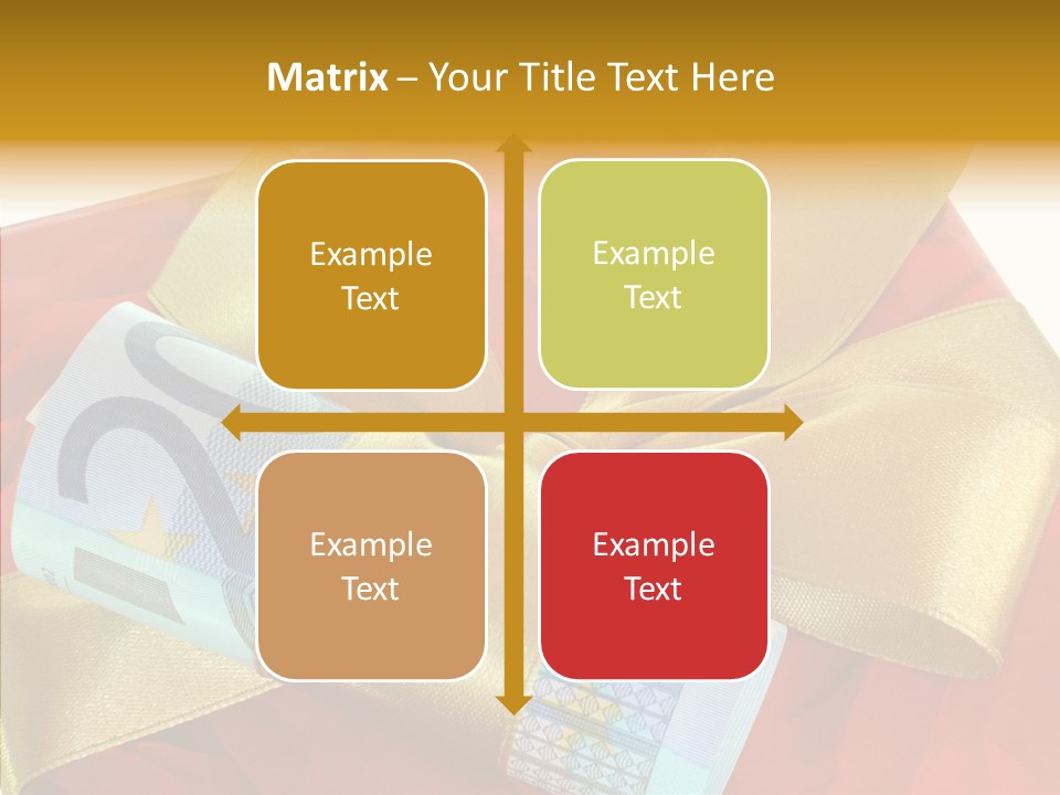 Weihnachten Schleife Freundschaft PowerPoint Template