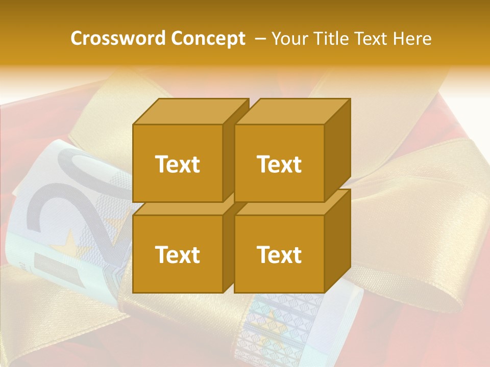 Weihnachten Schleife Freundschaft PowerPoint Template