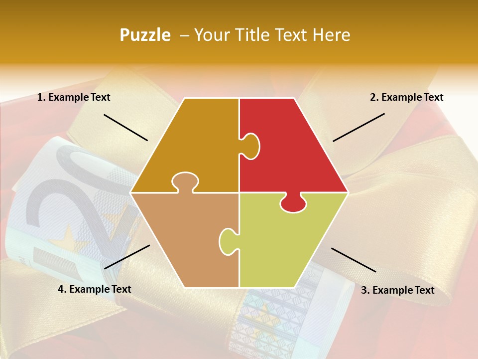 Weihnachten Schleife Freundschaft PowerPoint Template