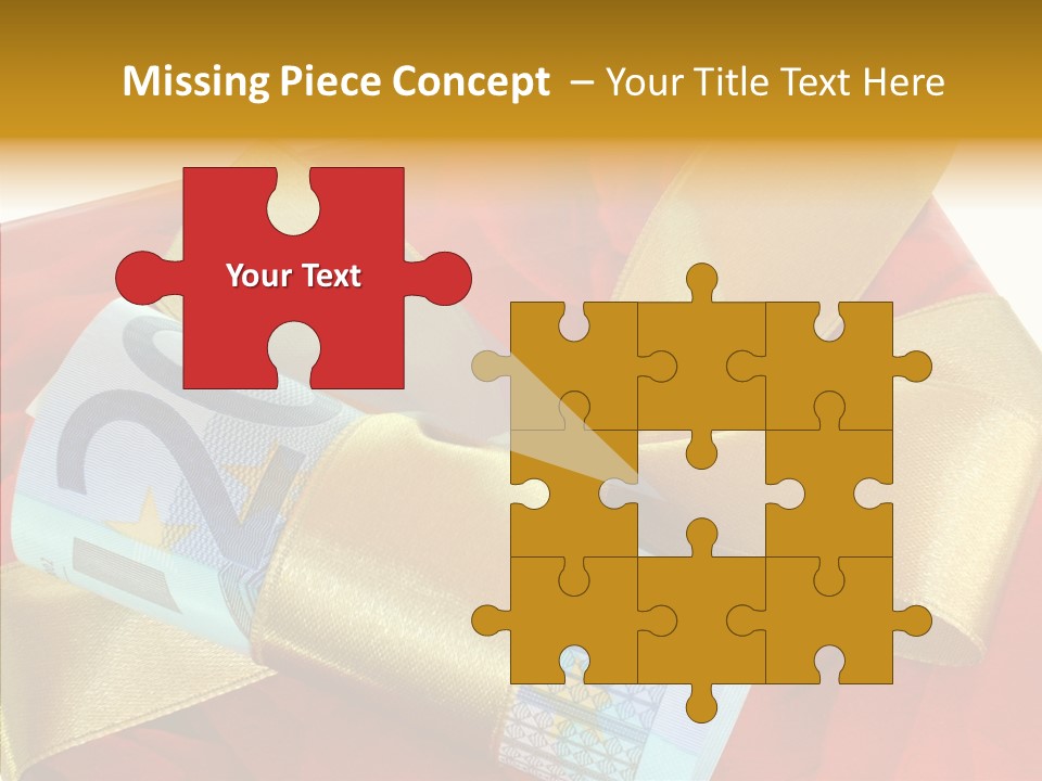 Weihnachten Schleife Freundschaft PowerPoint Template