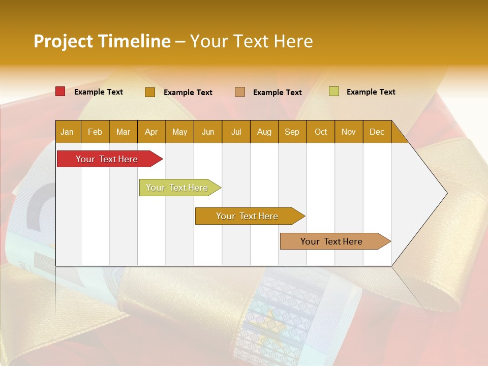 Weihnachten Schleife Freundschaft PowerPoint Template