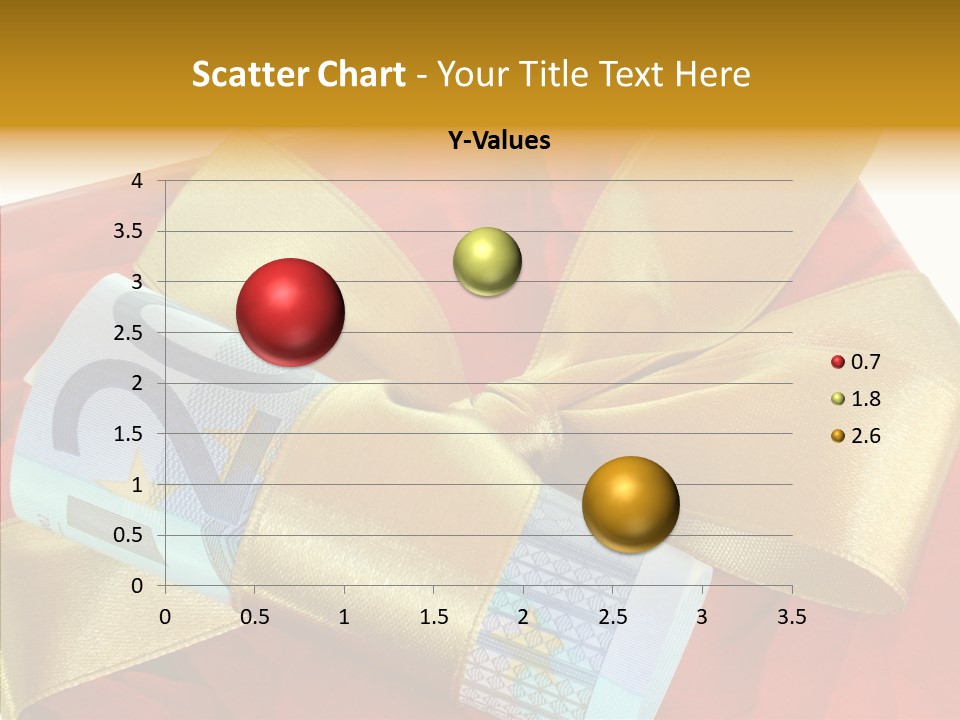 Weihnachten Schleife Freundschaft PowerPoint Template
