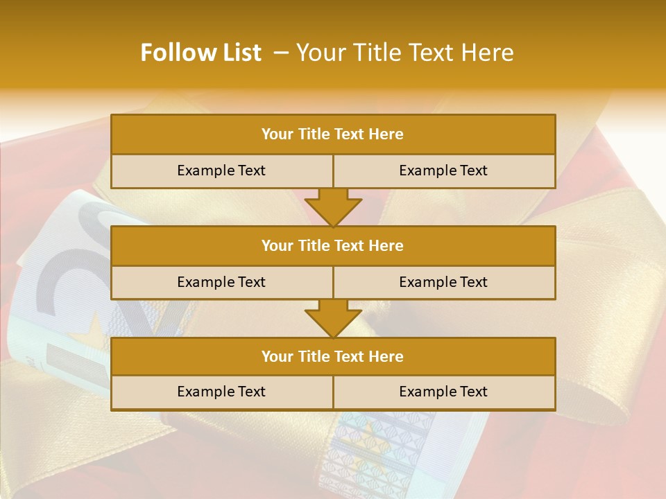 Weihnachten Schleife Freundschaft PowerPoint Template