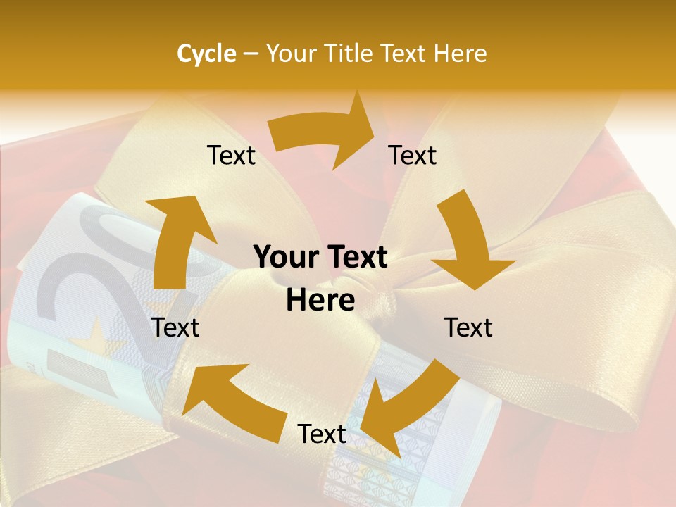 Weihnachten Schleife Freundschaft PowerPoint Template