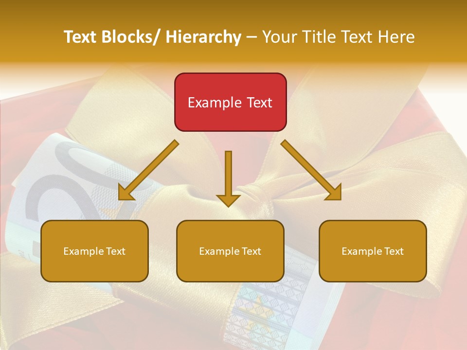 Weihnachten Schleife Freundschaft PowerPoint Template