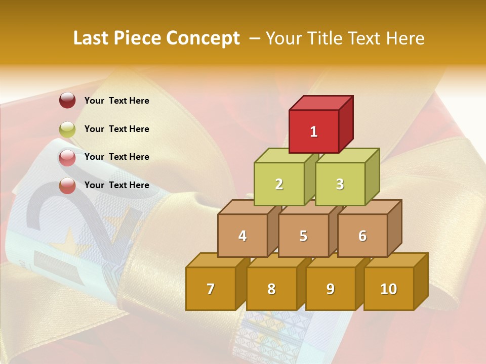 Weihnachten Schleife Freundschaft PowerPoint Template