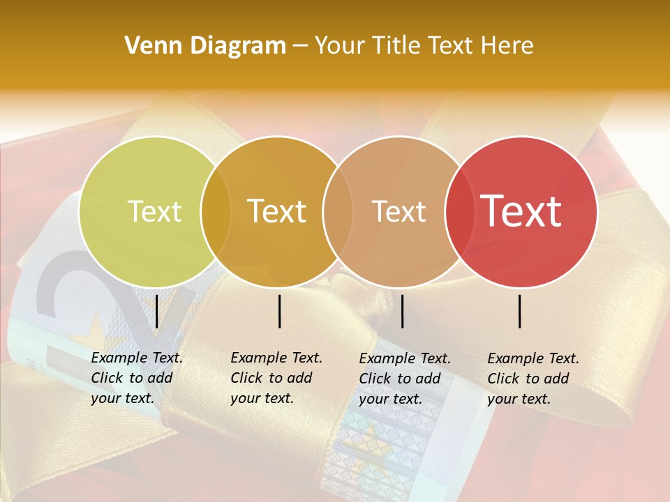 Weihnachten Schleife Freundschaft PowerPoint Template