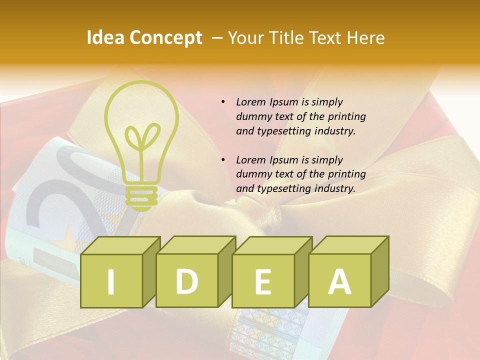 Weihnachten Schleife Freundschaft PowerPoint Template