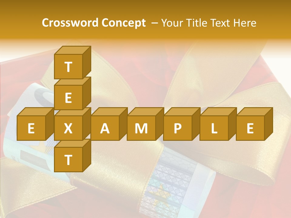 Weihnachten Schleife Freundschaft PowerPoint Template