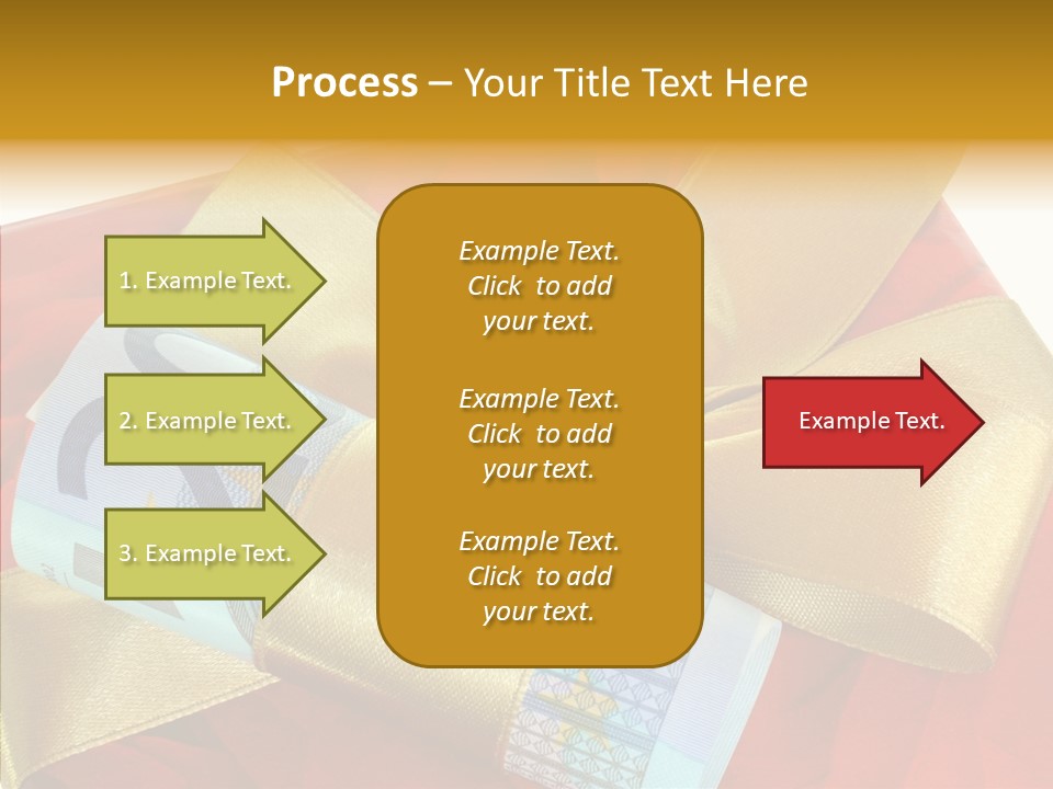 Weihnachten Schleife Freundschaft PowerPoint Template