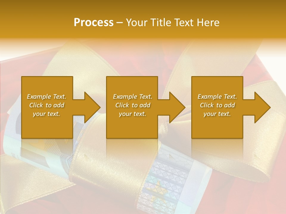 Weihnachten Schleife Freundschaft PowerPoint Template
