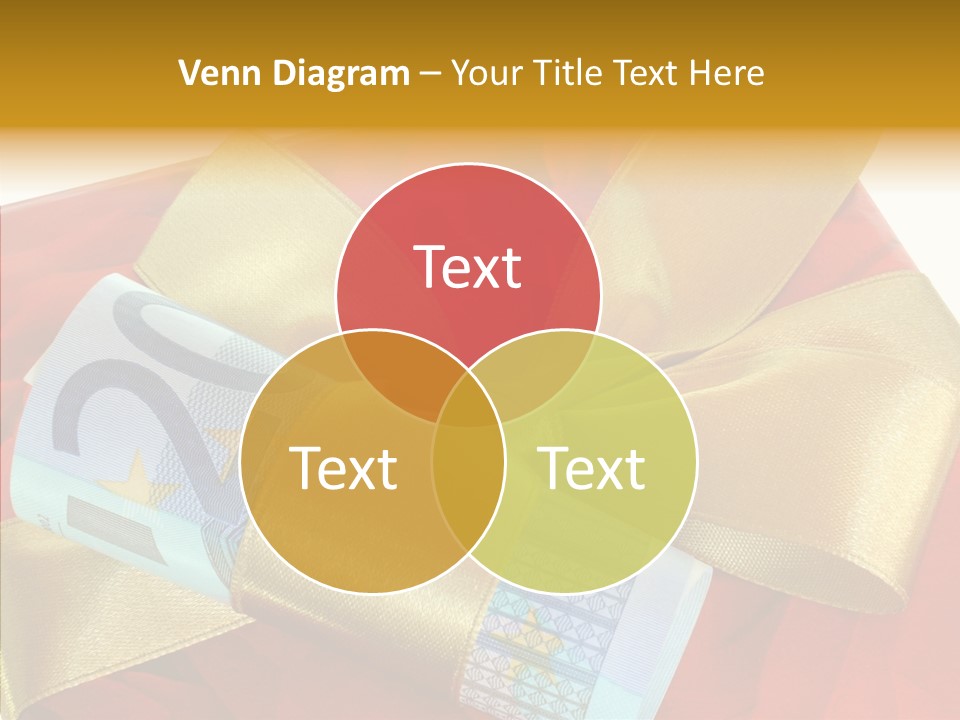 Weihnachten Schleife Freundschaft PowerPoint Template