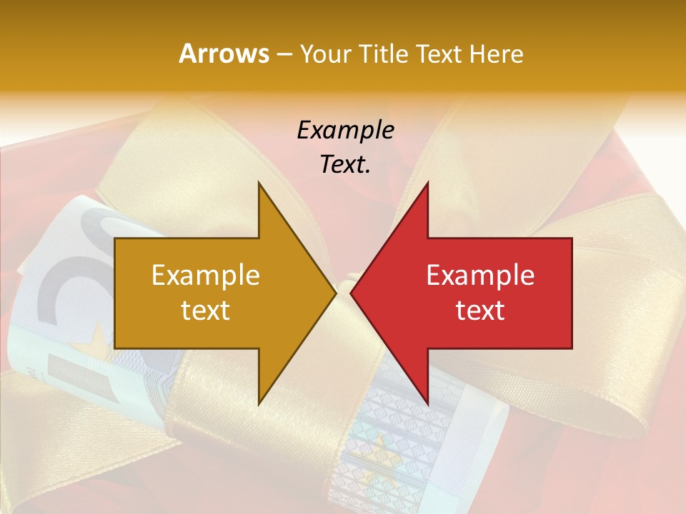 Weihnachten Schleife Freundschaft PowerPoint Template