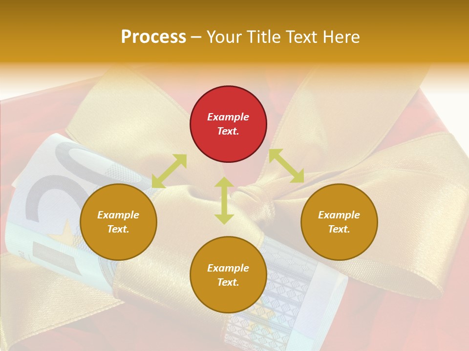 Weihnachten Schleife Freundschaft PowerPoint Template