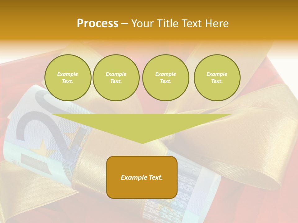 Weihnachten Schleife Freundschaft PowerPoint Template