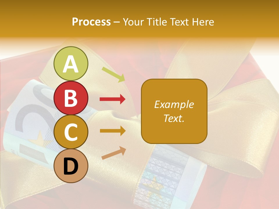 Weihnachten Schleife Freundschaft PowerPoint Template