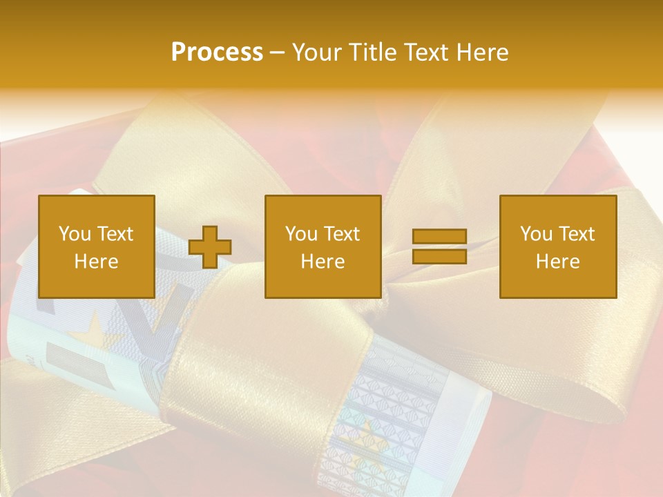 Weihnachten Schleife Freundschaft PowerPoint Template