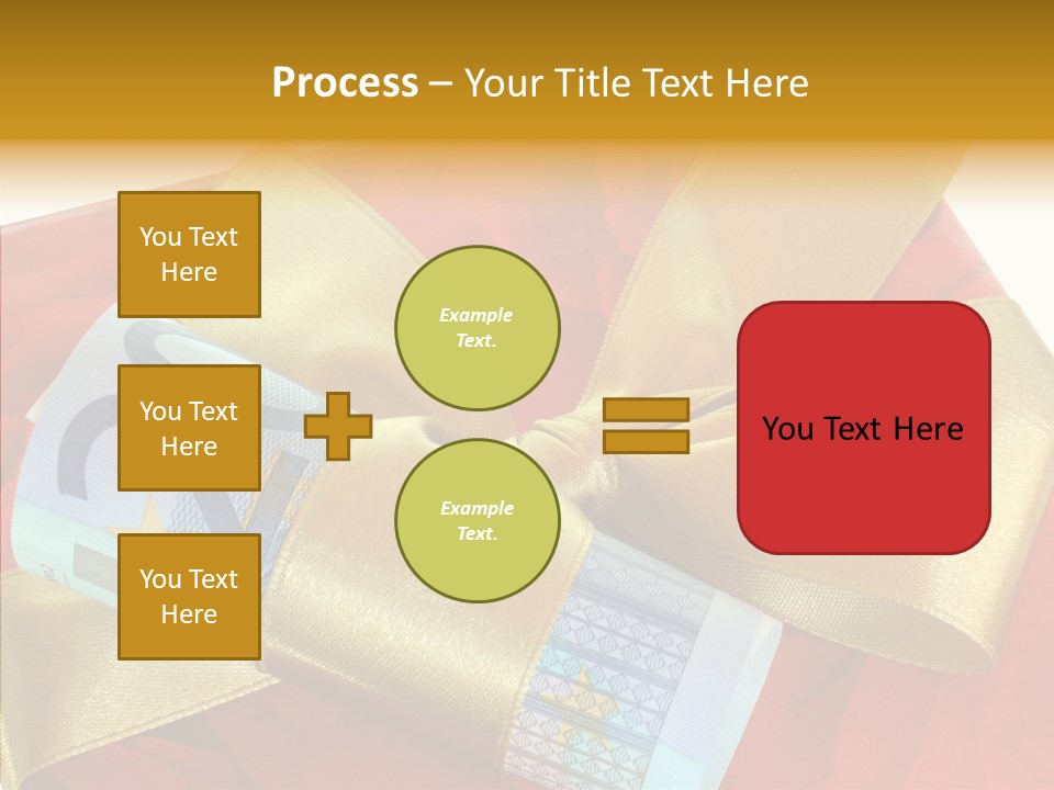 Weihnachten Schleife Freundschaft PowerPoint Template