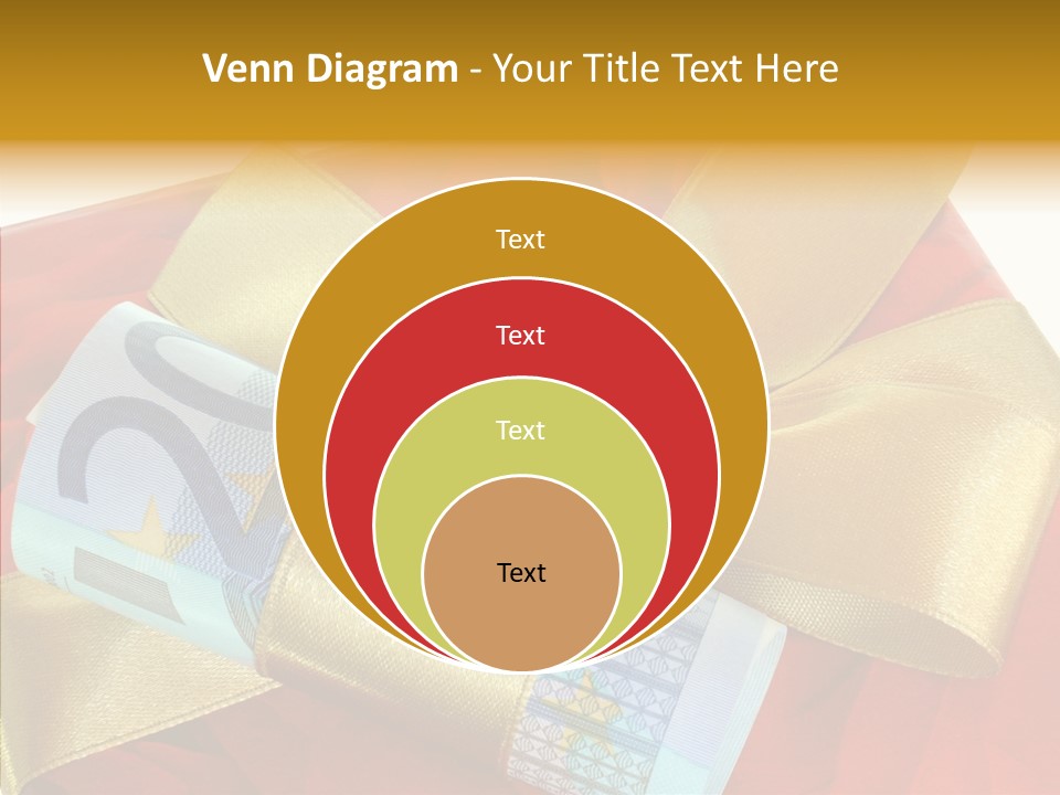 Weihnachten Schleife Freundschaft PowerPoint Template