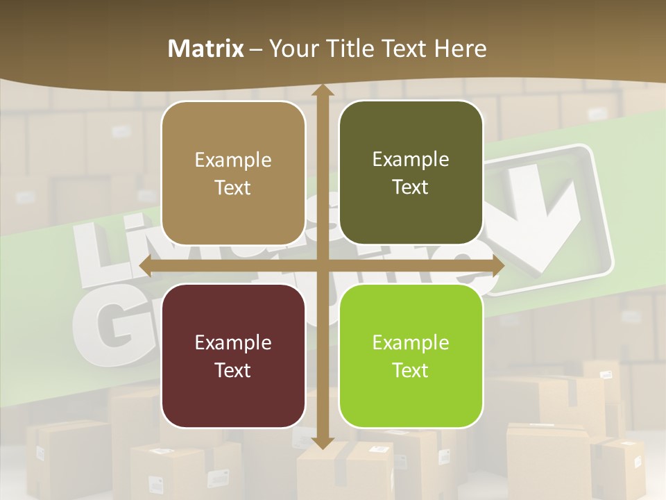 Shop Send Icon PowerPoint Template