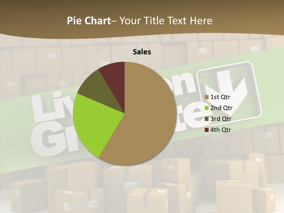 Shop Send Icon PowerPoint Template