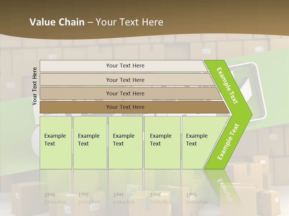 Shop Send Icon PowerPoint Template