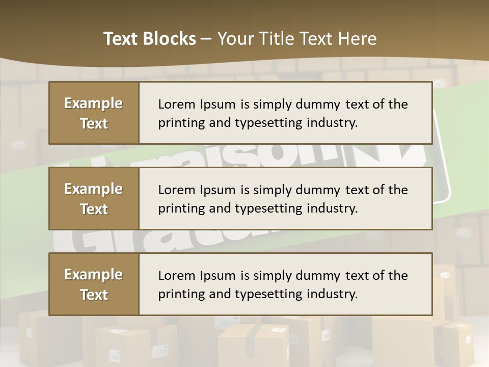 Shop Send Icon PowerPoint Template