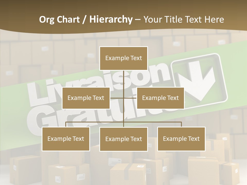 Shop Send Icon PowerPoint Template