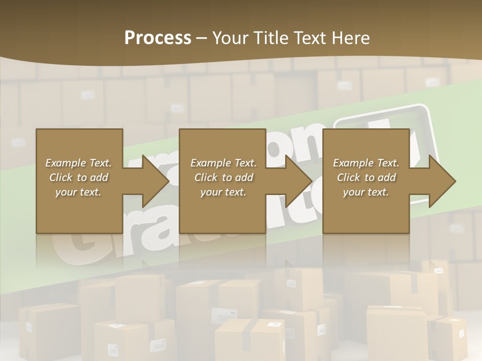 Shop Send Icon PowerPoint Template