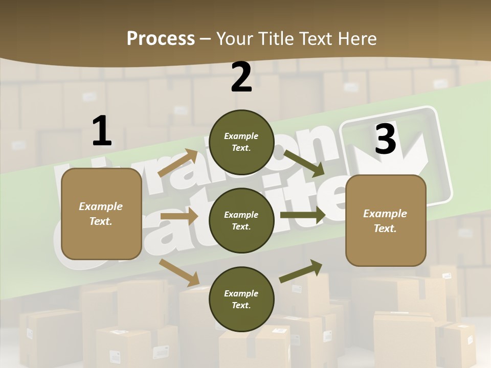 Shop Send Icon PowerPoint Template