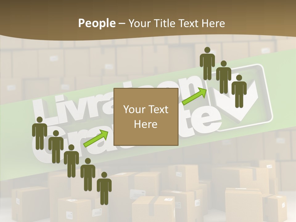 Shop Send Icon PowerPoint Template
