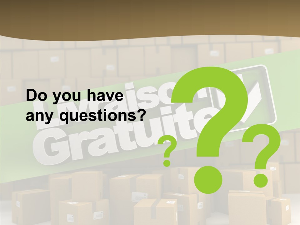 Shop Send Icon PowerPoint Template