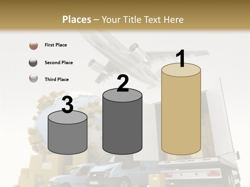 Worldwide Box Transport PowerPoint Template