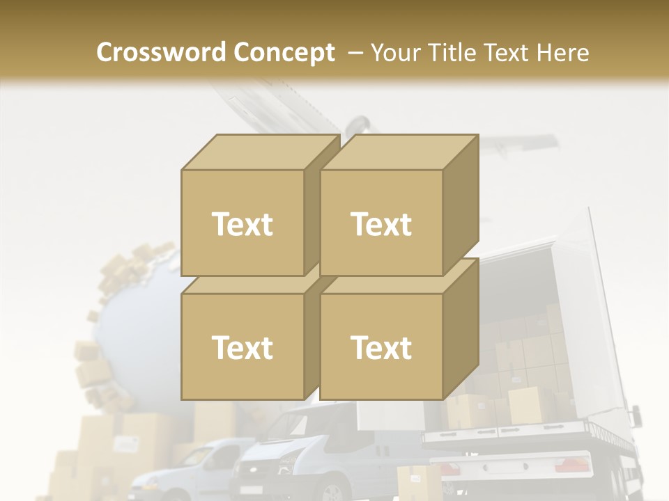 Worldwide Box Transport PowerPoint Template