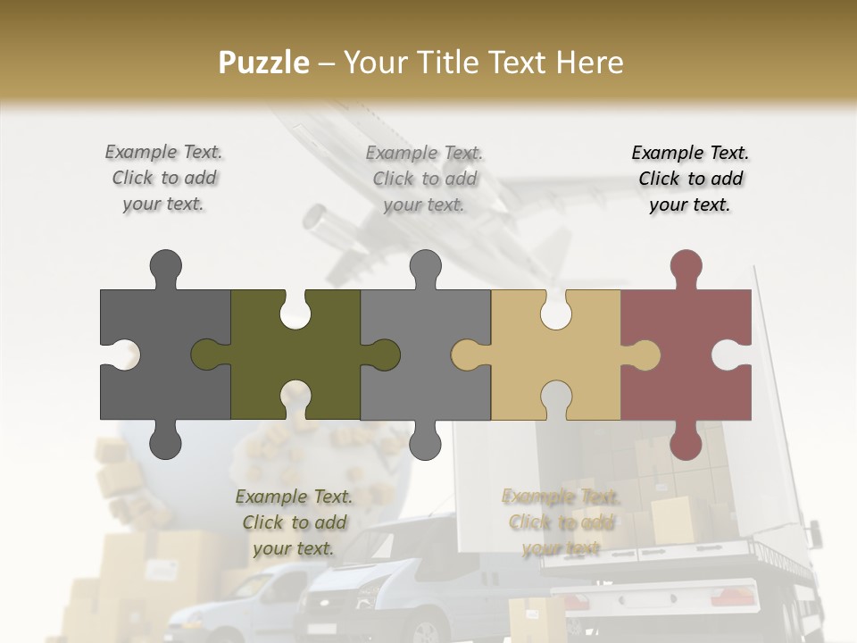 Worldwide Box Transport PowerPoint Template