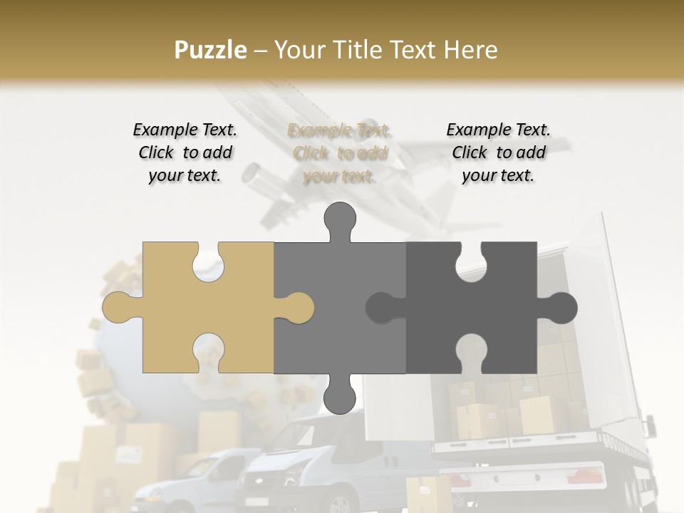 Worldwide Box Transport PowerPoint Template