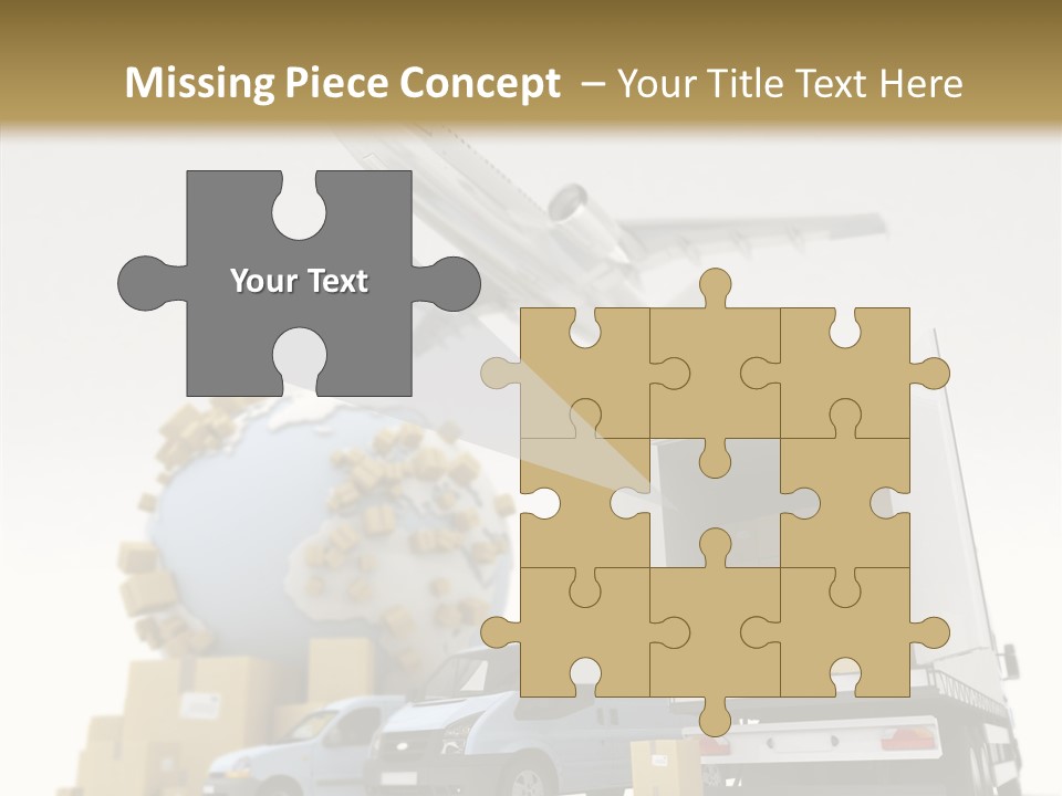 Worldwide Box Transport PowerPoint Template