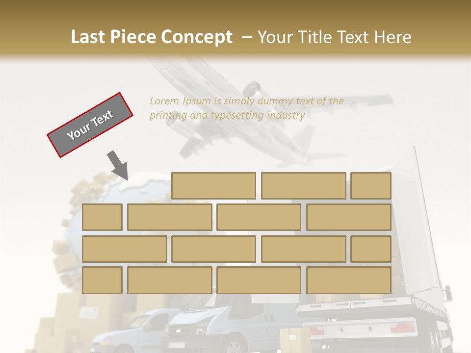 Worldwide Box Transport PowerPoint Template