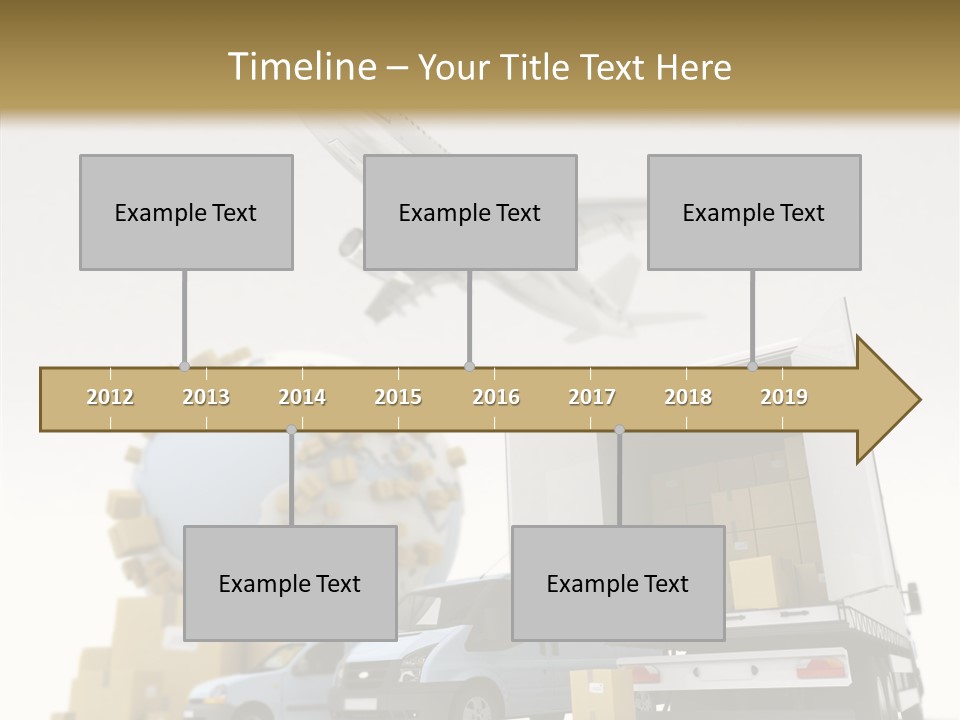 Worldwide Box Transport PowerPoint Template