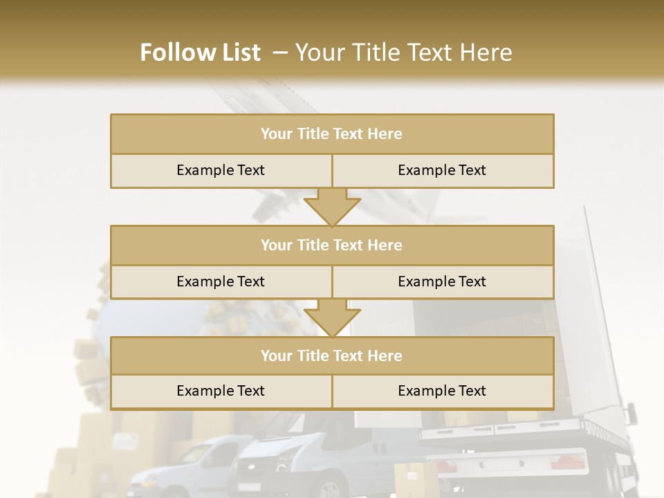 Worldwide Box Transport PowerPoint Template