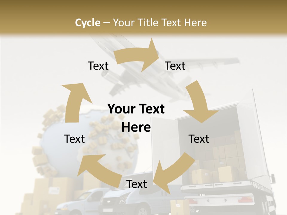 Worldwide Box Transport PowerPoint Template