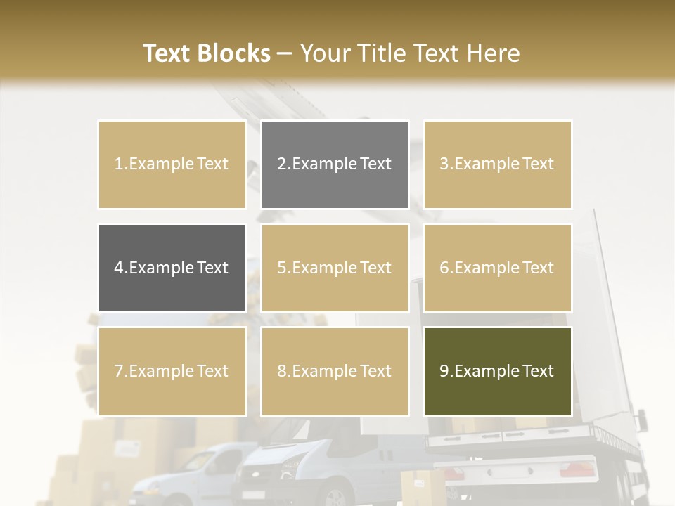 Worldwide Box Transport PowerPoint Template