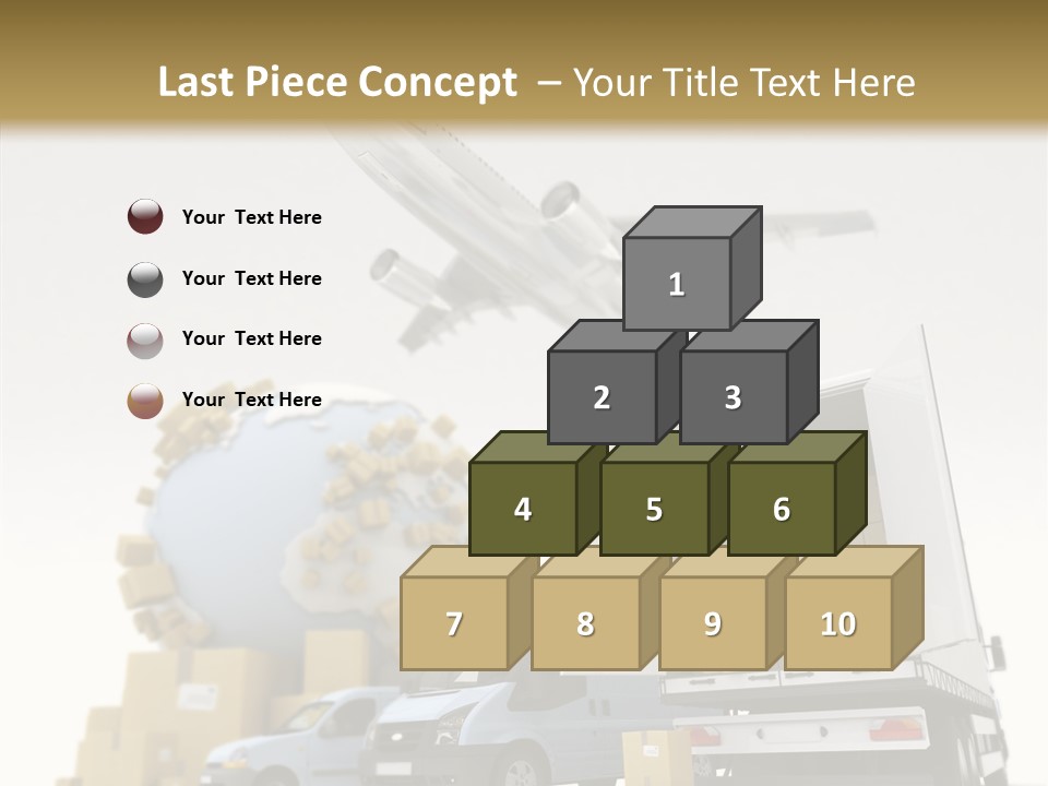Worldwide Box Transport PowerPoint Template