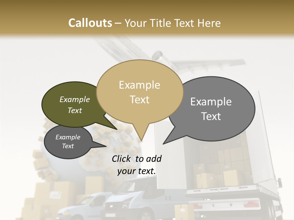 Worldwide Box Transport PowerPoint Template