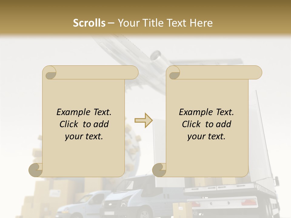 Worldwide Box Transport PowerPoint Template
