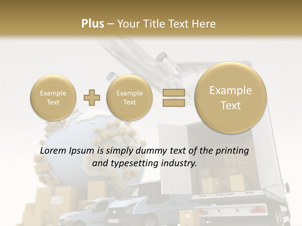 Worldwide Box Transport PowerPoint Template