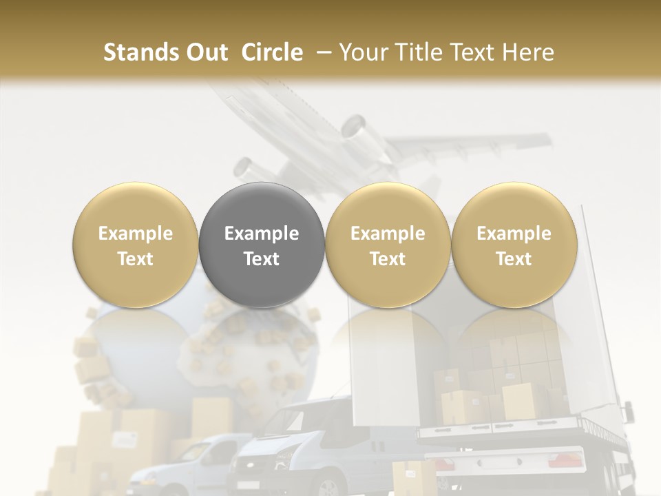 Worldwide Box Transport PowerPoint Template